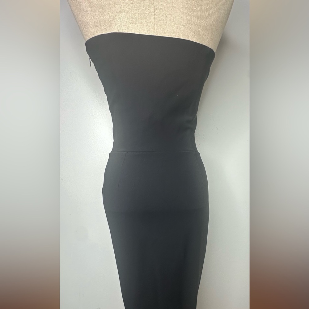 Chiara Boni La Petite Robe Mahta Rhinestone Detail Strapless Cocktail Dress - Picture 9 of 14